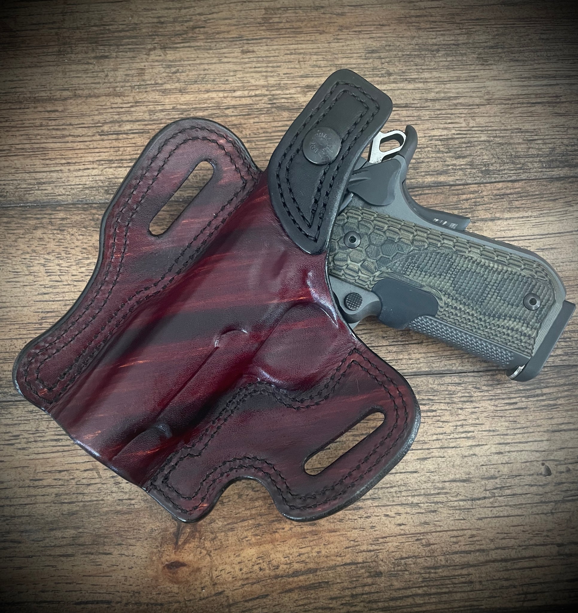 KIMBER 4” KHX OWB HOLSTER With Thumb Break