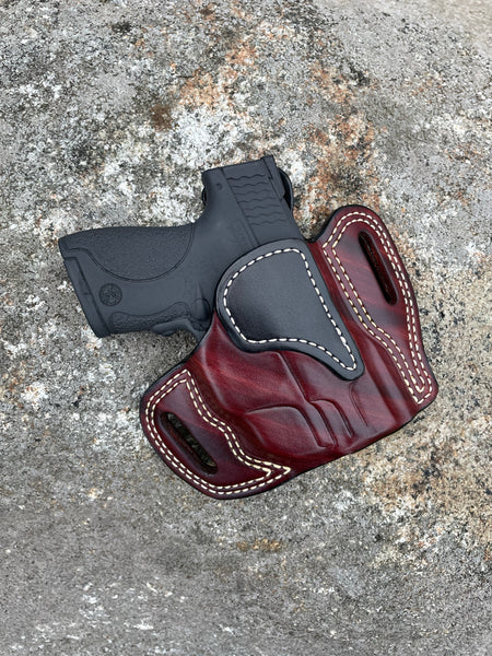 M&P Shield with Crimson trace OWB Holster
